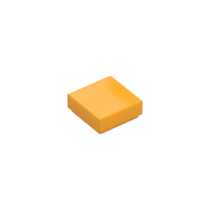 LEGO 3070 Tile 1 x 1 (Bright Light Orange)