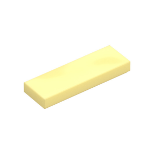 LEGO 63864 Tile 1 x 3 (Bright Light Yellow)