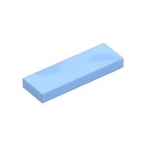 LEGO 63864 Tile 1 x 3 (Bright Light Blue)